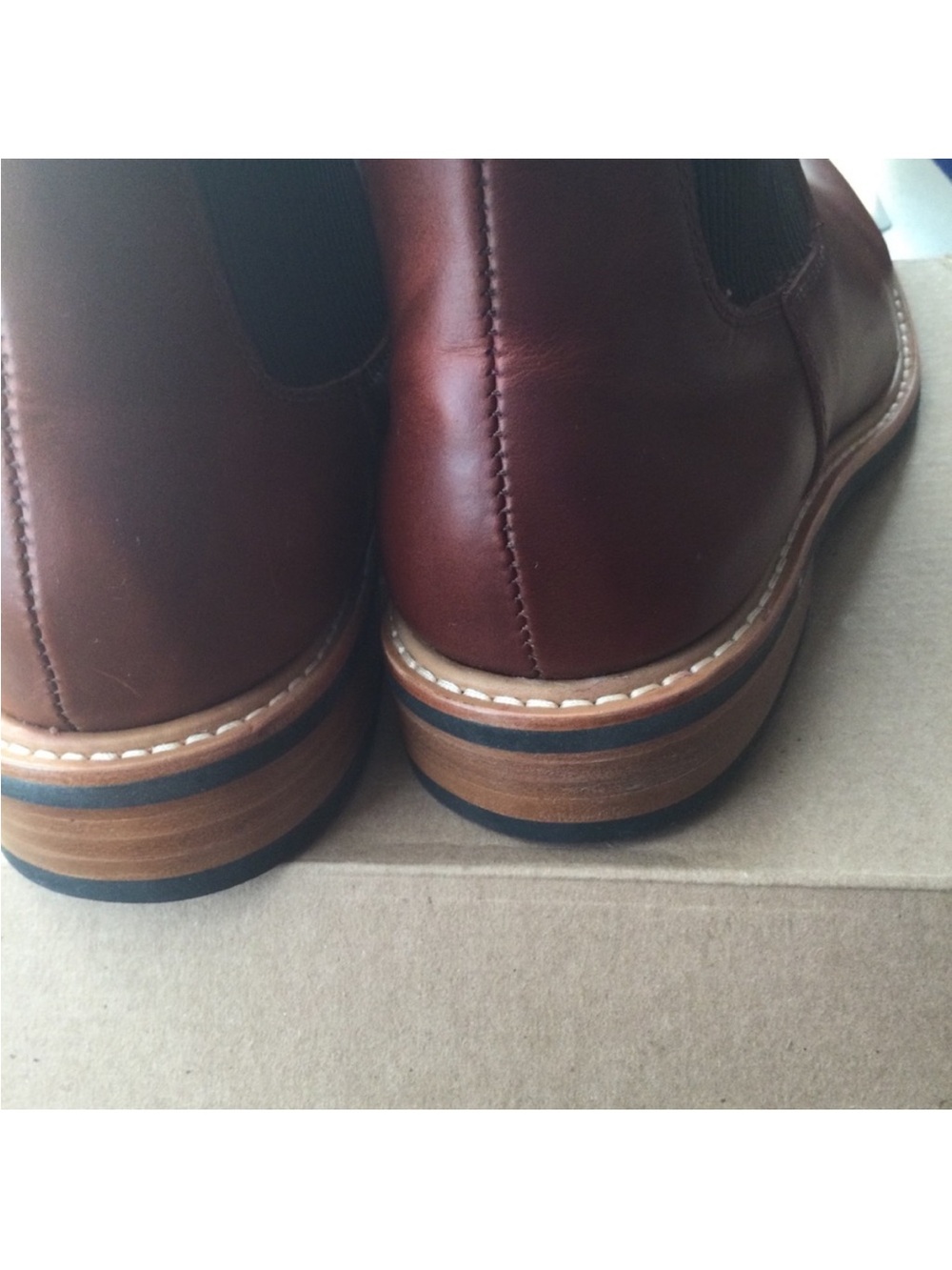 NISOLO Carmen Chelsea Leather Boots NIB - Picture 12 of 13